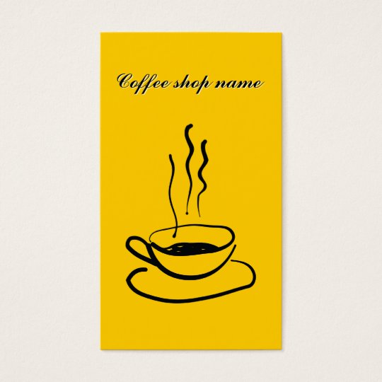 Coffee shop Business Card