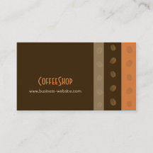 Coffee Shop Business Card