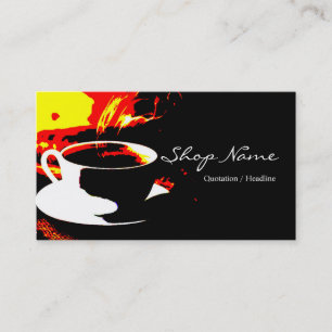 Coffee Shop Business Card