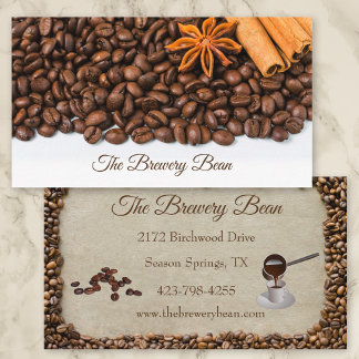 Coffee Shop Business Cards