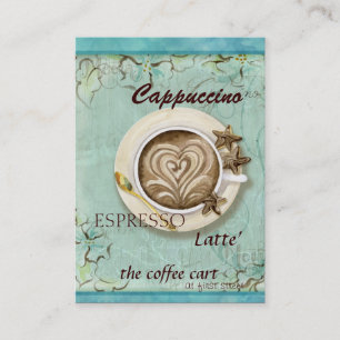 Coffee Shop Cappuccino, Espresso n Latte cards
