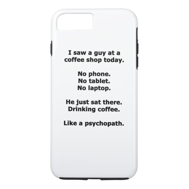 Coffee Shop Case-Mate iPhone Case (Back)