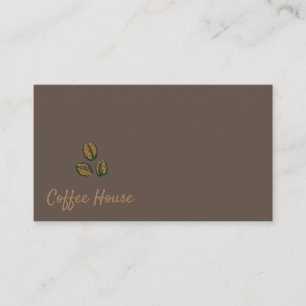 Coffee Shop   Coffee Beans Business Card