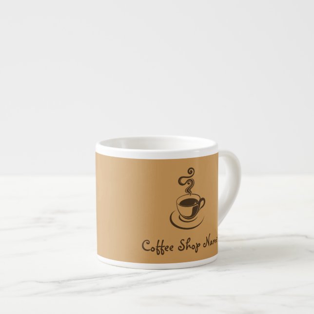 Coffee Shop Espresso Cup (Front Right)