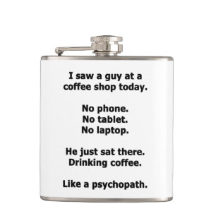 Coffee Shop Hip Flask