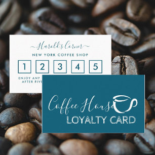 Coffee Shop Loyalty Card - Coffee Icon