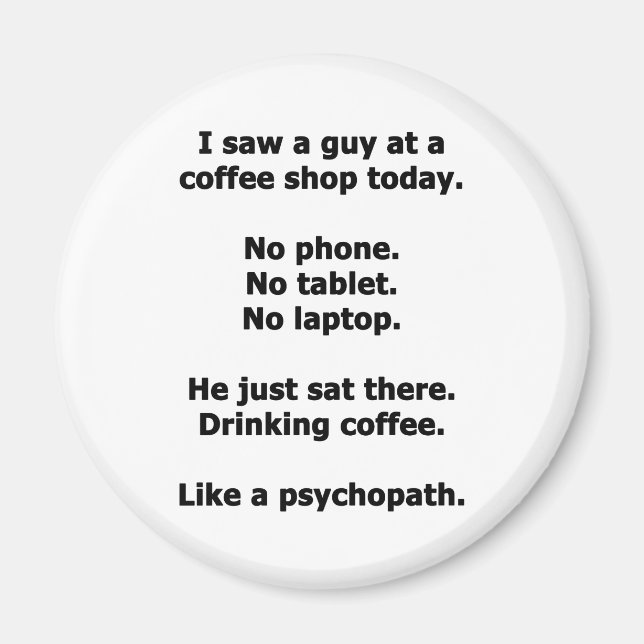 Coffee Shop Magnet (Front)