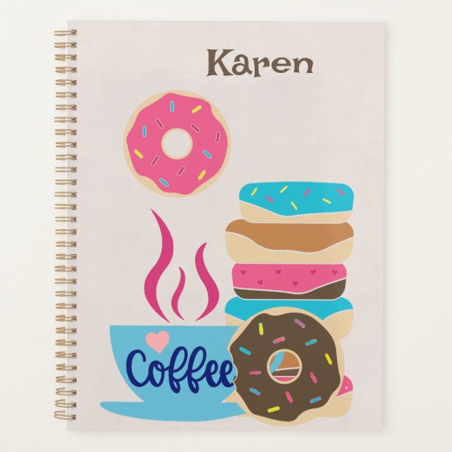 Coffee Shop NAMED Planner (Front)