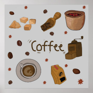 Coffee shop poster