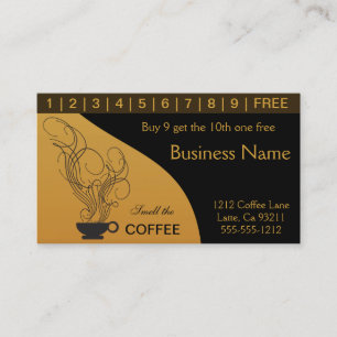 Coffee Shop Punch Card