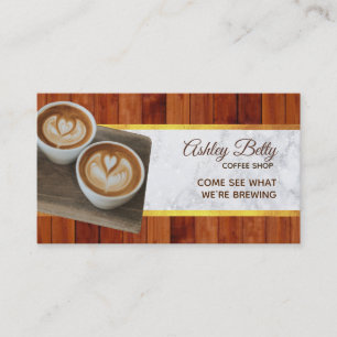 Coffee Shop Slogans Business Cards