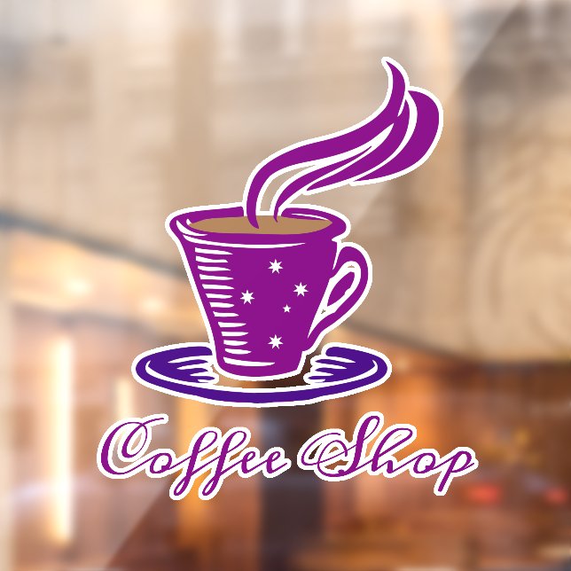 Coffee Shop Window Cling (Sheet 2)