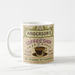 Coffee Shop with Cup Create Your Own Personalised