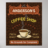 Coffee Shop with Mug Create Your Own Personalised