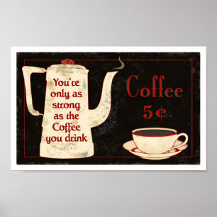 coffee sign1 poster