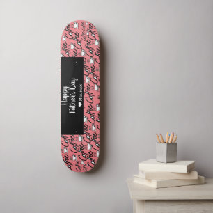 Coffee Simple Elegant Modern Fathers Day Skateboard
