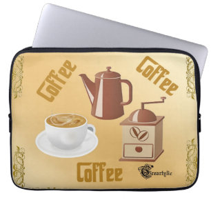 Coffee sleeve laptop