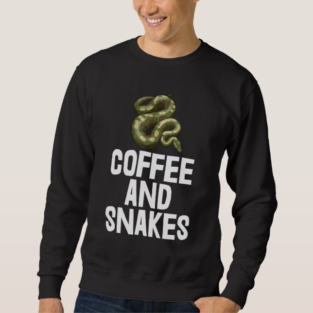 Coffee Snakes Python Slithering Tees Snake (Front)