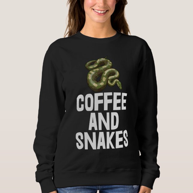 Coffee Snakes Python Slithering Tees Snake (Front)