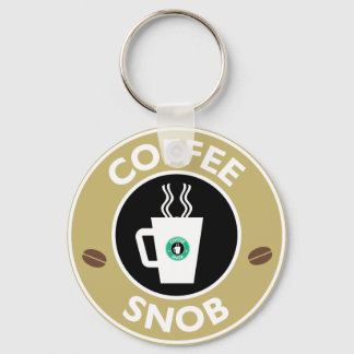 Coffee Snob, Coffee Humour Key Ring