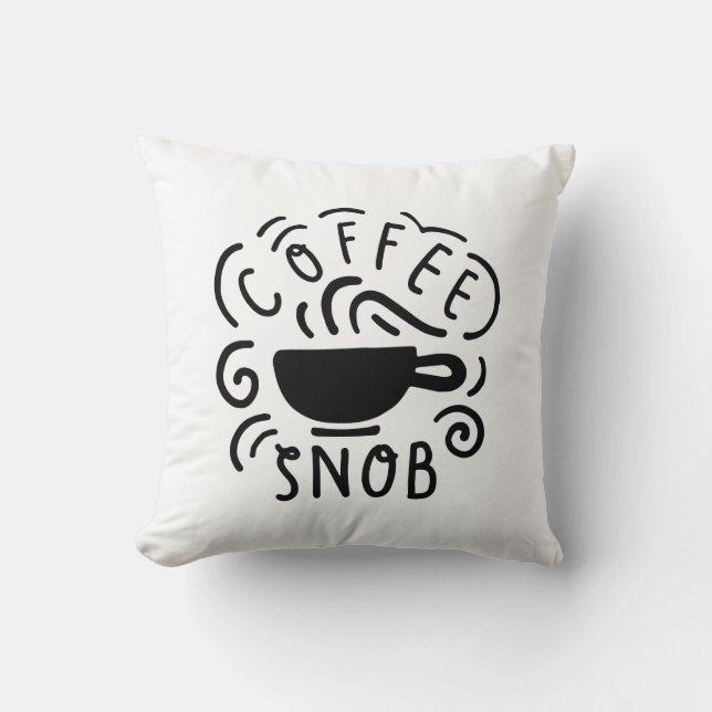Coffee Snob Cushion (Front)