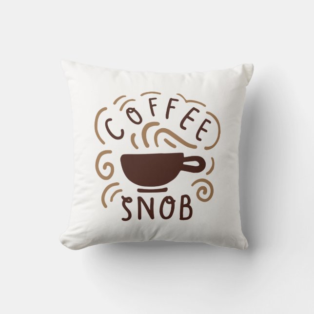 Coffee Snob Cushion (Front)