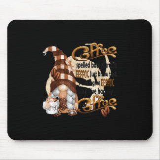 Coffee Spelled Backwards Is Eeffoc Funny Lover Gno Mouse Mat