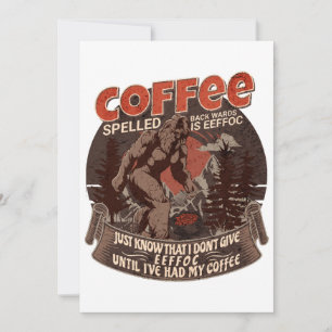 Coffee Spelled Backwards Is Eeffoc Invitation