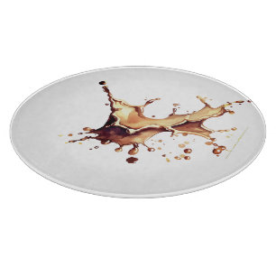 Coffee Spill Cutting Board