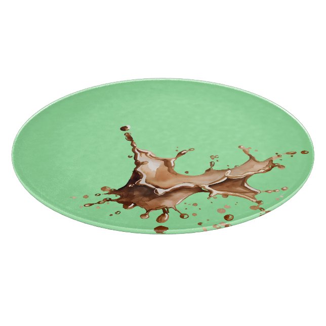 Coffee Spill Cutting Board (Corner)