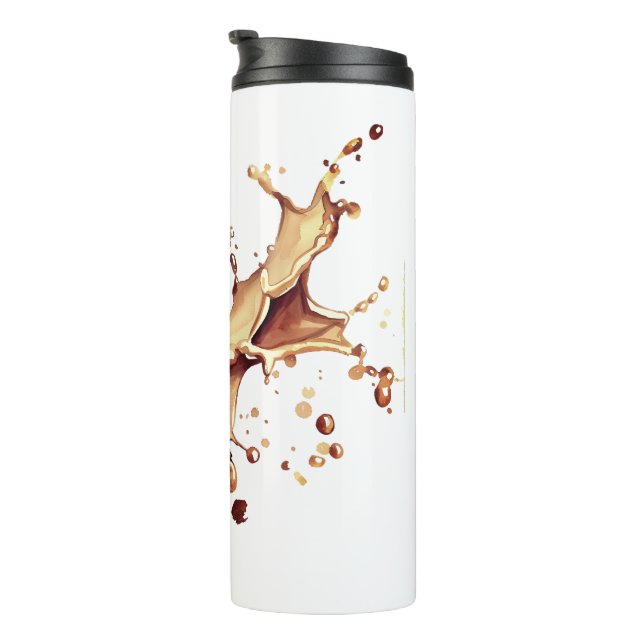Coffee Spill Thermal Tumbler (Rotated Right)