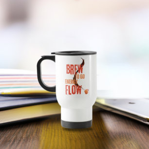 Coffee Spilled Brew To Go Energy Flow  Travel Mug