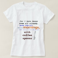 Coffee Spoons! T.S. Eliot public domain Prufrock
