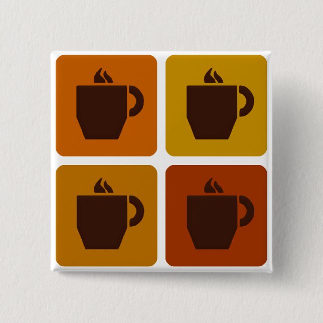 Coffee Squares button (Front)