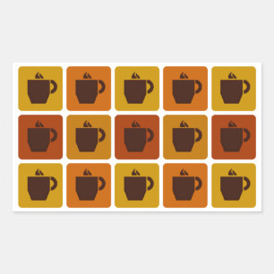 Coffee Squares stickers