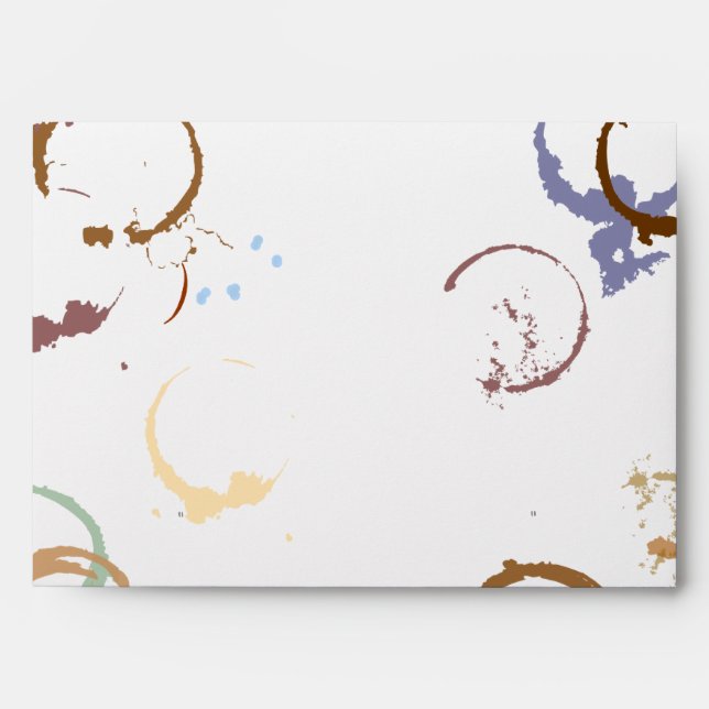 Coffee Stain Grunge Envelope (Front)