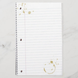 Coffee Stained Notebook Paper (Top 10)