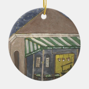 Coffee Stand Ceramic Tree Decoration
