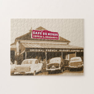 Coffee Stand, New Orleans Jigsaw Puzzle