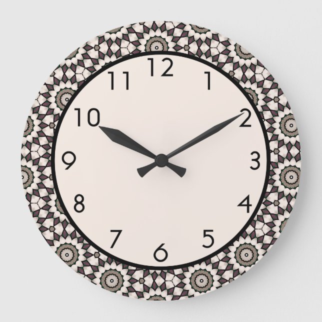 Coffee Star Large Clock (Front)