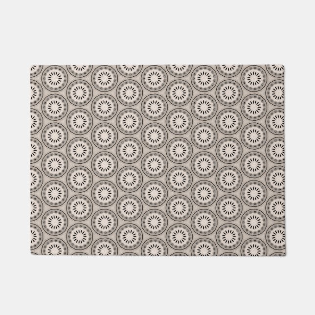 Coffee Star Small Print Doormat (Front)