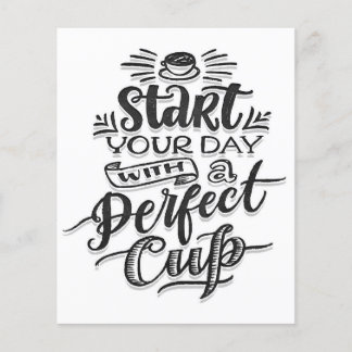 Coffee Start Your Day With A Perfect Cup  Flyer