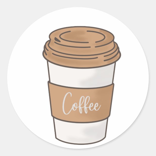 Coffee Sticker (Front)