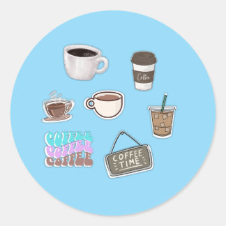 Coffee stickers