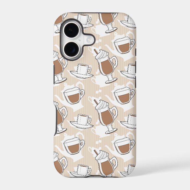 Coffee, sweet pattern (Back)