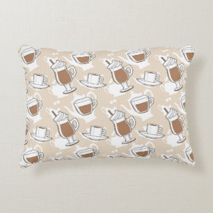 Coffee, sweet pattern decorative cushion