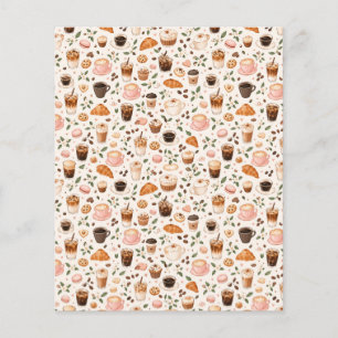 Coffee & Sweet Treats Pattern Flyer
