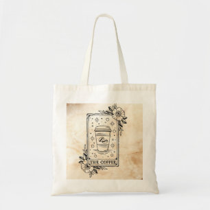 Coffee Tarot Card Tote Bag