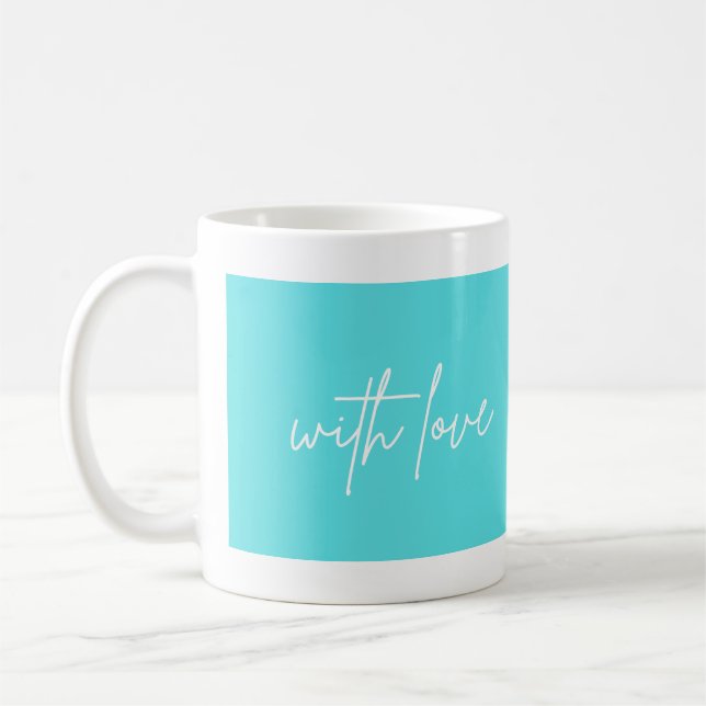 Coffee Tea Customisable with love Mug (Left)