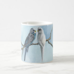 Coffee Tea Hot Cocoa Mug Parakeets Budgie Bird Cup